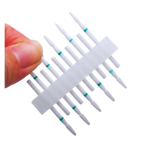 Bohrbutten 10er-Pack Hartmetall-Nagelbohrer-Set, mehrfarbig(No59) von YDHSIKK