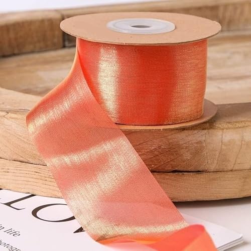 Chiffon Band, Hochzeit für Band, Organzaband aus Polycotton for Hochzeitsblumendekor und Geschenkverpackungen, 22 Yards, 8 cm(6) von YDHSIKK
