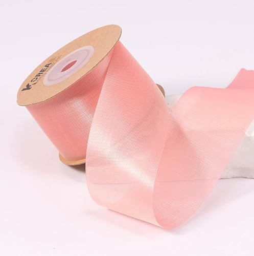 Chiffon Band, Hochzeit für Band, Polycotton Organzaband for Blumensträuße, Girlanden, Hochzeit, Geschenkverpackung, 22 Yards B21 von YDHSIKK