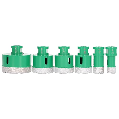 Holzbearbeitungswerkzeug, Diamantlochsäge, Fliesen-Lochsägen-Set, 6-teiliges Diamant-Lochsägen-Set, gelötetes Diamant-Bohrer-Set Holzbearbeitungswerkzeug, Diamantlochsäge, Fliesen-Lochsägen-Set, 6-teiliges Diamant-Lochsägen-Set, gelötetes Diamant-Bohrer-Set von YDHSIKK