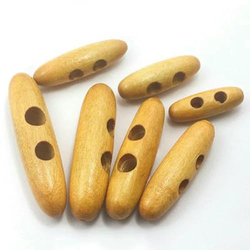 Schaltflächen DIY-Zubehör, kompatibel mit Kleidung, Mantel, Jacke, Tasche, 2 Löcher, Zubehör, 2–40 mm(40mm) von YDHSIKK