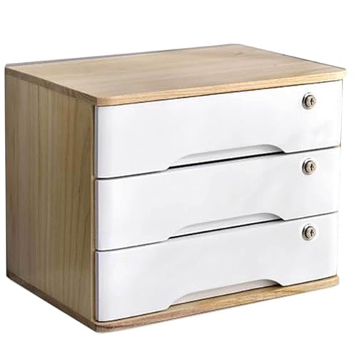 YDHSIKK Schmuckaufbewahrungsbox Reise-Kosmetikaufbewahrung Schmuckschatulle aus Holz, Schubladen-Organizer, Aufbewahrungsbox, 2-lagig, mehrfarbig, mehrere Größen(D,3) von YDHSIKK