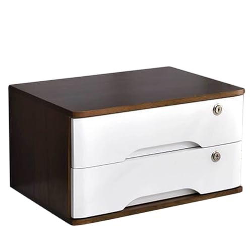 YDHSIKK Schmuckaufbewahrungsbox Reise-Kosmetikaufbewahrung Schmuckschatulle aus Holz, Schubladen-Organizer, Aufbewahrungsbox, 2-lagig, mehrfarbig, mehrere Größen(E,2) von YDHSIKK