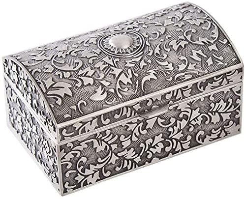 YDHSIKK Schmuckaufbewahrungsbox Reise-Kosmetikaufbewahrung Schmuckschatulle mit Blumenmuster, Zinn-Effekt, Aufbewahrungsbox, 80 x 60 x 40 mm YDHSIKK Schmuckaufbewahrungsbox Reise-Kosmetikaufbewahrung Schmuckschatulle mit Blumenmuster, Zinn-Effekt, Aufbewahrungsbox, 80 x 60 x 40 mm von YDHSIKK