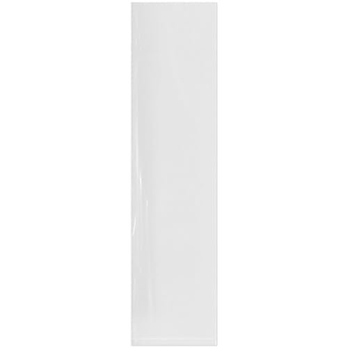 500 Stücke Lange Kunststoff-Polybeutel, Flach Offene Hüllen für Snacks, Süßigkeiten, Handtücher - Schmale Plastiktüten für Verpackung, Lagerung & Organisation(Size:2.36×19.68in（6×50cm）) von YDJIANCAI