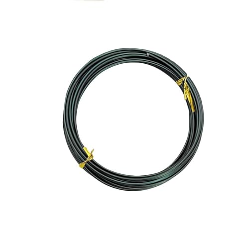 Mehrfarbiger Aluminiumdraht 1mm für Schmuckherstellung, 5M(16.4 FUSS) Basteldrahtrolle für Drahtwickeln, Perlenarbeiten, Skulptur, Modellbau, Floristik und DIY Bastelprojekte(Color:Black) von YDJIANCAI