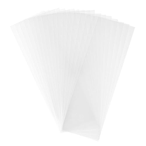 Pe -plastik -süßigkeitenbeutel 100 Pack Clear Top Open Treat Bags Für Partybevorzugungen, Kleine Geschenke, Hausgemachte Kunst, Hochzeit, Geburtstag, Halloween Fl(Size:2.75×7.87in（7×20cm）,Color:200) von YDJIANCAI