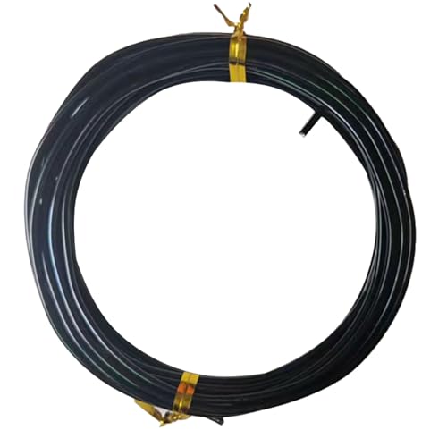 YDJIANCAI 1rolls 32,8ft/10 M Farbigem Eisendraht Für DIY-Handwerk Multifunktionsbildungsdraht Tragbare Schmuckversorgungen Flexible Weicheisen Für Kunst Und Design(Size:3.0mm,Color:schwarz) von YDJIANCAI
