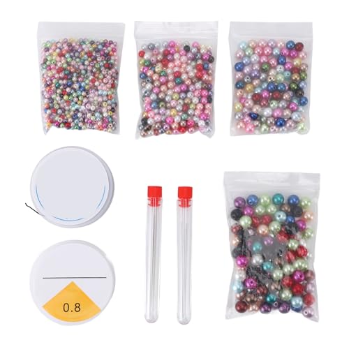 1500pcs Perlenperlen 4 mm 6 mm 8 mm 10 mm runde gemischte Farbe für DIY -Schmuck Herstellung von Crafting Armband Halskette Ohrring 1500pcs Perlenperlen 4 mm 6 mm 8 mm 10 mm runde gemischte Farbe für DIY -Schmuck Herstellung von Crafting Armband Halskette Ohrring von YDRCESMI