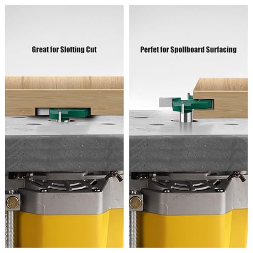 YDRCESMI CNC Spoilboard-Oberflächen-Router-Bit 1/2in-Schaft 4 Flöte 2in Schneid dia 3/8-in-Schneidplatte Abflachngung YDRCESMI CNC Spoilboard-Oberflächen-Router-Bit 1/2in-Schaft 4 Flöte 2in Schneid dia 3/8-in-Schneidplatte Abflachngung von YDRCESMI