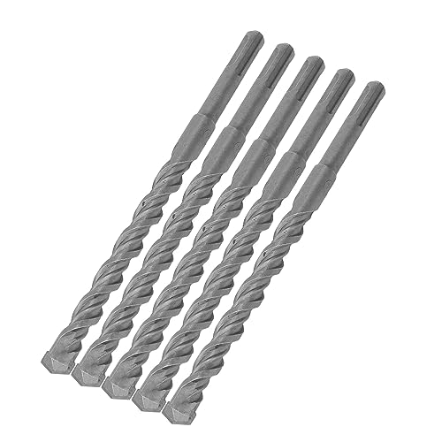 Ydrcesmi Impact Bohrbits mit Vergaserspitze Rotationshammer Bit 2 Flötenspiralbits für Ziegelbeton 210 mm (14mm) von YDRCESMI