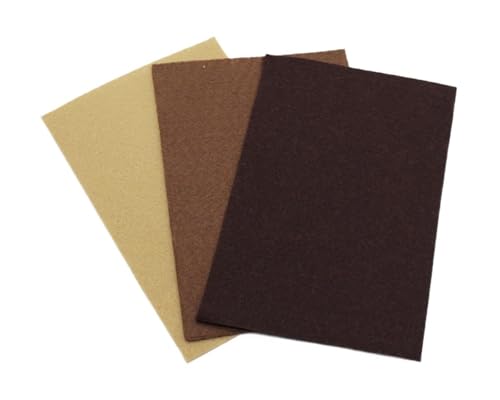 60 Stück Filz-Bastelmaterial, 1 mm Filz-Polyester-Stoff-Blatt for DIY-Dekoration, Nähen von Textilien für Nähen DIY Patchwork(Each Color 20 Pcs) von YDYAENIO