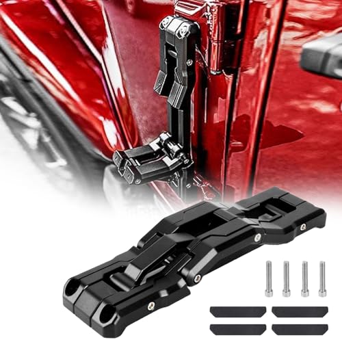 YDYBDA Aluminium Auto Klapp Trittleiter Tür Scharnier Schritt Heavy Duty Trittbrett Faltbare Für J&EEP Für Wrangler JK JKU JL JLU 2007-2021 YDYBDA Aluminium Auto Klapp Trittleiter Tür Scharnier Schritt Heavy Duty Trittbrett Faltbare Für J&EEP Für Wrangler JK JKU JL JLU 2007-2021 von YDYBDA
