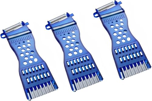 YDora Premium Spargelschäler Set, Profi Manueller Schäler mit 6 Klingen, Rostfrei, Spülmaschinenfest (3 Stück) von YDora