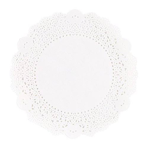 180pcs Dekorative Papier-Doilien Multifunktionale Nutzungsvielfalt von Größen Enthalten die Küchenverstärkung Ihrer Tischeinstellungen mit Erstklassigem Material für Hochzeitsfeierdekoration (7,5 von YDuupxe