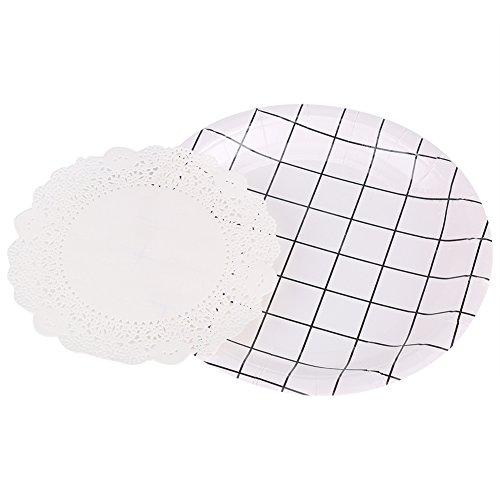 180pcs Dekorative Papier-Doilien Multifunktionale Nutzungsvielfalt von Größen Enthalten die Küchenverstärkung Ihrer Tischeinstellungen mit Erstklassigem Material für Hochzeitsfeierdekoration (9,5 180pcs Dekorative Papier-Doilien Multifunktionale Nutzungsvielfalt von Größen Enthalten die Küchenverstärkung Ihrer Tischeinstellungen mit Erstklassigem Material für Hochzeitsfeierdekoration (9,5 von YDuupxe
