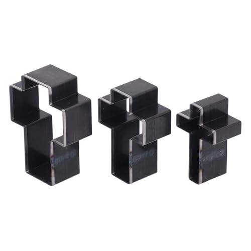 Crosed Form Hohlpunchschneider Set Impact Resist Gegen Leder Schnittstirme - Ideal Zum Herstellen von Dekorativen oder Lederartikeln mit Professionellen Ergebnissen von YDuupxe
