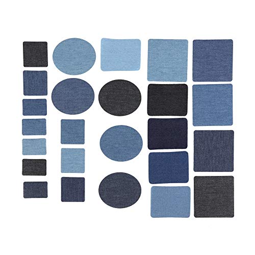 YDuupxe 25 Pcs Eisen auf Flecken Denim -Stoffflecken für Kleidung Reparatur DIY Heiße Schmelze Klebstoff für Jeanshemden Taschen Hüte Hüte YDuupxe 25 Pcs Eisen auf Flecken Denim -Stoffflecken für Kleidung Reparatur DIY Heiße Schmelze Klebstoff für Jeanshemden Taschen Hüte Hüte von YDuupxe