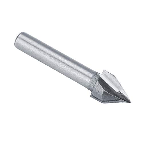 YDuupxe CNC Router Bit 3D V Groove Bit V-Grove Form Gravur 60 Grad für Holzbearbeitung mit 6 Mm Schaft 10 Mm Schneiden YDuupxe CNC Router Bit 3D V Groove Bit V-Grove Form Gravur 60 Grad für Holzbearbeitung mit 6 Mm Schaft 10 Mm Schneiden von YDuupxe