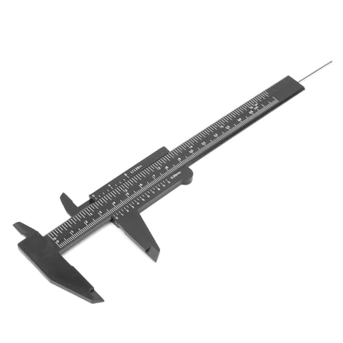 YDuupxe Langlebiger 150 -mm -Kunststoff Doppelregelskala Vernier Bremssattel für Ausstellungsgeschenke und Antike Messung (BLACK) von YDuupxe