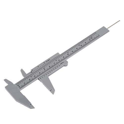 YDuupxe Langlebiger 150 -mm -Kunststoff Doppelregelskala Vernier Bremssattel für Ausstellungsgeschenke und Antike Messung (GRAY) von YDuupxe