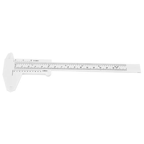YDuupxe Langlebiger 150 -mm -Kunststoff Doppelregelskala Vernier Bremssattel für Ausstellungsgeschenke und Antike Messung (WHITE) von YDuupxe