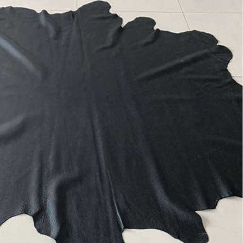 Schwarz Echt Narben Rindsleder Qualität A Grade Echtes Leder Weiche Kuh Kalb Haut Leder Ganze Dinkel für Handschuhe Kleidung Schwarz Echt Narben Rindsleder Qualität A Grade Echtes Leder Weiche Kuh Kalb Haut Leder Ganze Dinkel für Handschuhe Kleidung von YEAG