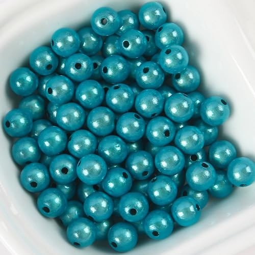 25/35/55/90/180 Stück 8–16 mm Reflektierende Perlen, Acrylperlen Beads, 3D-Illusion Wunderperlen, Stickerei, Acrylperlen für die Schmuckherstellung, Hübsch unter Licht von YEAHLEE