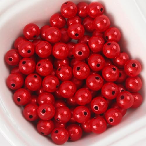 25/35/55/90/180 Stück 8–16 mm Reflektierende Perlen, Acrylperlen Beads, 3D-Illusion Wunderperlen, Stickerei, Acrylperlen für die Schmuckherstellung, Hübsch unter Licht von YEAHLEE