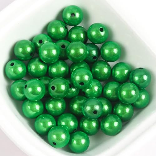 25 Stück 16mm Reflektierende Perlen, Acrylperlen Beads, 3D-Illusion Wunderperlen, Stickerei, Acrylperlen für die Schmuckherstellung, Hübsch unter Licht von YEAHLEE