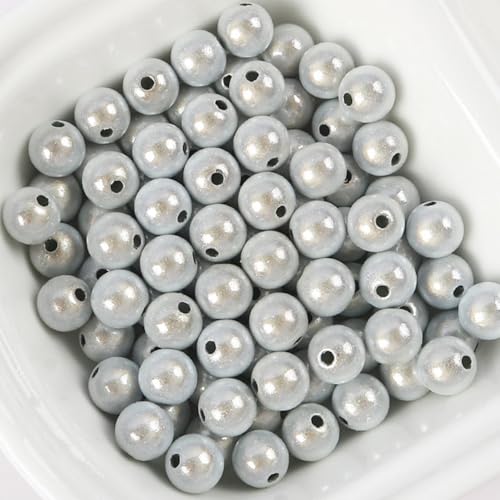 25 Stück 16mm Reflektierende Perlen, Acrylperlen Beads, 3D-Illusion Wunderperlen, Stickerei, Acrylperlen für die Schmuckherstellung, Hübsch unter Licht von YEAHLEE