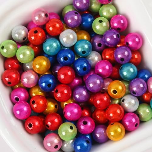 90 Stück 10mm Reflektierende Perlen, Acrylperlen Beads, 3D-Illusion Wunderperlen, Stickerei, Acrylperlen für die Schmuckherstellung, Hübsch unter Licht 90 Stück 10mm Reflektierende Perlen, Acrylperlen Beads, 3D-Illusion Wunderperlen, Stickerei, Acrylperlen für die Schmuckherstellung, Hübsch unter Licht von YEAHLEE