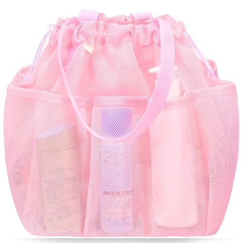 YEAMLTE Duschtasche Camping, Netzduschkorb, Duschtasche mit Griff, Strandtasche Mesh, Tragbarer Duschkorb aus Netzstoff für Camping, Duschen, Schwimmen, Fitness, Multifunktional, Große Kapazität (A) YEAMLTE Duschtasche Camping, Netzduschkorb, Duschtasche mit Griff, Strandtasche Mesh, Tragbarer Duschkorb aus Netzstoff für Camping, Duschen, Schwimmen, Fitness, Multifunktional, Große Kapazität (A) von YEAMLTE