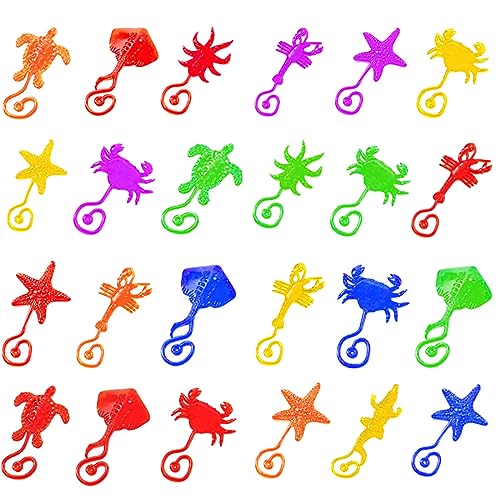 Klatschhände Kinder Set, Klebrige Spielzeug, Klatschhand, Sticky Glibberhände Als Mitgebsel, Give-Away Und Scherzartikel Für Jungen Mädchen, Spielzeug Und Spaßfaktor Partys (Meerestiere-24 Stücke) Klatschhände Kinder Set, Klebrige Spielzeug, Klatschhand, Sticky Glibberhände Als Mitgebsel, Give-Away Und Scherzartikel Für Jungen Mädchen, Spielzeug Und Spaßfaktor Partys (Meerestiere-24 Stücke) von YEAPEAK