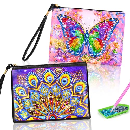 YECHISY Diamond Painting Kinder: Bastelset Mädchen 6 7 8 9 10 Jahre, 2 Stücke 5D DIY Basteln Kleine Kosmetiktasche für Kinder Erwachsene, Geschenk Mädchen Geburtstagsgeschenke für 6-12 Jahre YECHISY Diamond Painting Kinder: Bastelset Mädchen 6 7 8 9 10 Jahre, 2 Stücke 5D DIY Basteln Kleine Kosmetiktasche für Kinder Erwachsene, Geschenk Mädchen Geburtstagsgeschenke für 6-12 Jahre von YECHISY