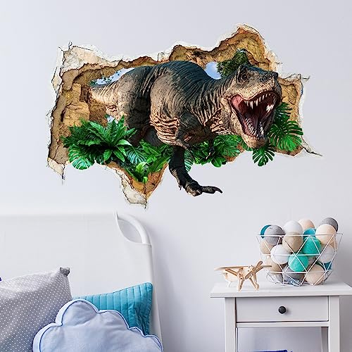 3D Dinosaurier Wandtattoo,Zertrümmerte Dinosaurier Wandaufkleber Wandbild für Kinder Jungen Schlafzimmer Spielzimmer Baby Kinderzimmer Wanddekoration 3D Dinosaurier Wandtattoo,Zertrümmerte Dinosaurier Wandaufkleber Wandbild für Kinder Jungen Schlafzimmer Spielzimmer Baby Kinderzimmer Wanddekoration von YEELIKE