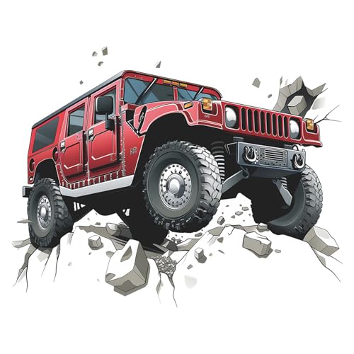 3D Geländewagen Wandtattoo Rennautos Wandaufkleber Junge DIY Wandsticker für Teenager Schlafzimmer Spielzimmer Schlafsaal Keller Kinderzimmer Wanddeko 3D Geländewagen Wandtattoo Rennautos Wandaufkleber Junge DIY Wandsticker für Teenager Schlafzimmer Spielzimmer Schlafsaal Keller Kinderzimmer Wanddeko von YEELIKE