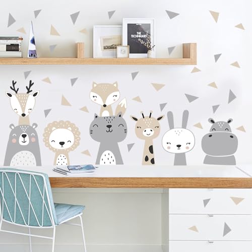 Wandsticker Tiere Kinder, Cartoon Tiere Wandtattoo Wandaufkleber, Selbstklebend DIY Wasserdicht Kinderzimmer Deko Aufkleber, Wanddeko Kinder Wandsticker Geschenk Wandsticker Tiere Kinder, Cartoon Tiere Wandtattoo Wandaufkleber, Selbstklebend DIY Wasserdicht Kinderzimmer Deko Aufkleber, Wanddeko Kinder Wandsticker Geschenk von YEELIKE