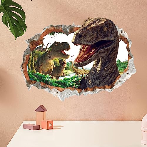 Wandtattoo Dinosaurier 3D Kinderzimmer Wandtattoo Loch in der Wand Wandaufkleber Dino für Schlafzimmer Jugendzimmer Kinder Aufkleber Wandaufkleber DIY Wandsticker Wandtattoo Dinosaurier 3D Kinderzimmer Wandtattoo Loch in der Wand Wandaufkleber Dino für Schlafzimmer Jugendzimmer Kinder Aufkleber Wandaufkleber DIY Wandsticker von YEELIKE