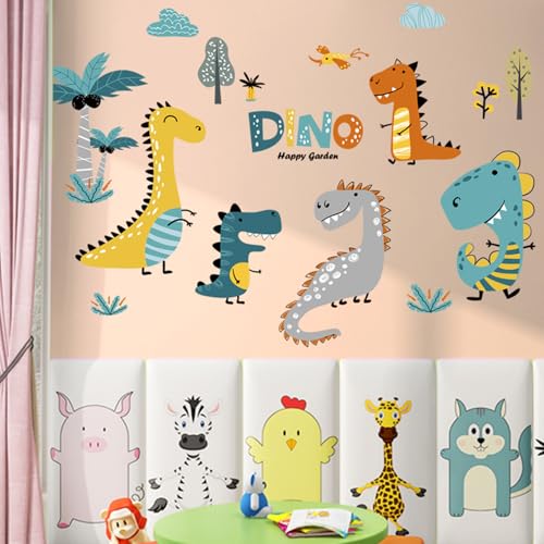 Wandtattoo Dinosaurier Wandaufkleber Tiere Dino Selbstklebend Wandsticker Wohnzimmer Schlafzimmer Kindertapete Junge Babyzimmer Wanddeko Wandtattoo Dinosaurier Wandaufkleber Tiere Dino Selbstklebend Wandsticker Wohnzimmer Schlafzimmer Kindertapete Junge Babyzimmer Wanddeko von YEELIKE