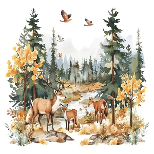 Wandtattoo Hirsch Waldtiere Kinderzimmer Wandaufkleber Baum Groß Reh Wandsticker Wanddeko für DIY Kinderzimmer Babyzimmer Schlafzimmer Wandtattoo Hirsch Waldtiere Kinderzimmer Wandaufkleber Baum Groß Reh Wandsticker Wanddeko für DIY Kinderzimmer Babyzimmer Schlafzimmer von YEELIKE