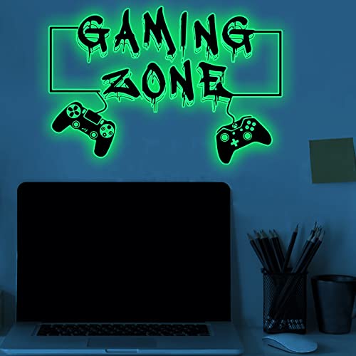 YEELIKE Gamer Wandtattoo Jugendzimmer Junge Selbstklebend Leuchtsticker Gaming Kinderzimmer Wandtattoo Game ZoneWandbild für Schlafzimmer DIY Dekoration Geeignet Wanddekoration YEELIKE Gamer Wandtattoo Jugendzimmer Junge Selbstklebend Leuchtsticker Gaming Kinderzimmer Wandtattoo Game ZoneWandbild für Schlafzimmer DIY Dekoration Geeignet Wanddekoration von YEELIKE