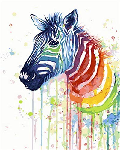 Yeesam Art DIY Malen nach Zahlen für Erwachsene, Anfänger, Kinder, Frankreich, Paris, Eiffelturm, romantische Kirschblüten, rosa Blumen, 40 x 50 cm, Zahlen Malerei, Geschenke With Frame zebra Yeesam Art DIY Malen nach Zahlen für Erwachsene, Anfänger, Kinder, Frankreich, Paris, Eiffelturm, romantische Kirschblüten, rosa Blumen, 40 x 50 cm, Zahlen Malerei, Geschenke With Frame zebra von YEESAM ART