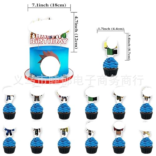 Mini Cake Topper, 19 Stück Kuchen Figuren Set, Geburtstag Kuchen Cupcake Topper Ornament Dekoration, Figur Tortendeko Set für Kinder Jungen und Mädchen Geschenke Mini Cake Topper, 19 Stück Kuchen Figuren Set, Geburtstag Kuchen Cupcake Topper Ornament Dekoration, Figur Tortendeko Set für Kinder Jungen und Mädchen Geschenke von YEIUZPT