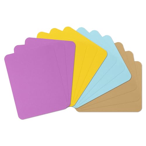 YELARXI Flicken zum Aufbügeln für Kleidung, Jeansstoff, Reparatur-Set, passend für Hüte, Kleidung, Jeans, Zelt, 12 Stück, Violett/Gelb/Blau/Braun von YELARXI