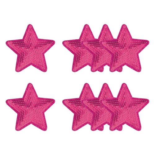 YELARXI Pailletten-Stern-Aufnäher zum Aufbügeln, bestickt, zum Aufnähen, Pailletten, Glitzer-Aufnäher, Applikationen, 8,9 x 8,9 cm, passend für selbstgemachte Schuhe, Hüte, Rucksäcke, Kleidung YELARXI Pailletten-Stern-Aufnäher zum Aufbügeln, bestickt, zum Aufnähen, Pailletten, Glitzer-Aufnäher, Applikationen, 8,9 x 8,9 cm, passend für selbstgemachte Schuhe, Hüte, Rucksäcke, Kleidung von YELARXI