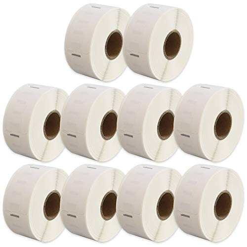 Yellow Yeti 10x 11355 S0722550 19 x 51mm Etiketten kompatibel für LabelWriter 4XL 450 400 330 320 310 Duo/Turbo/Twin Turbo Seiko SLP 450 430 420 410 400 240 220 200 100 | 500 Stück/Rolle von YELLOW YETI