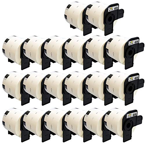 Yellow Yeti 20x DK-11209 29 x 62mm Adress-Etiketten kompatibel für Brother P-Touch QL-500 QL-570 QL-700 QL-710W QL-720NW QL-800 QL-810W QL-820NWB QL-1050 QL-1060N QL-1100 QL-1110NWB | 800 Stück/Rolle Yellow Yeti 20x DK-11209 29 x 62mm Adress-Etiketten kompatibel für Brother P-Touch QL-500 QL-570 QL-700 QL-710W QL-720NW QL-800 QL-810W QL-820NWB QL-1050 QL-1060N QL-1100 QL-1110NWB | 800 Stück/Rolle von YELLOW YETI