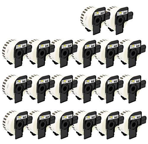 Yellow Yeti 20x DK-22225 38mm x 30.48m Endlos-Etiketten kompatibel für Brother P-Touch QL-500 QL-550 QL-560 QL-570 QL-700 QL-710W QL-720NW QL-800 QL-810W QL-820NWB QL-1050 QL-1060N QL-1100 QL-1110NWB Yellow Yeti 20x DK-22225 38mm x 30.48m Endlos-Etiketten kompatibel für Brother P-Touch QL-500 QL-550 QL-560 QL-570 QL-700 QL-710W QL-720NW QL-800 QL-810W QL-820NWB QL-1050 QL-1060N QL-1100 QL-1110NWB von YELLOW YETI