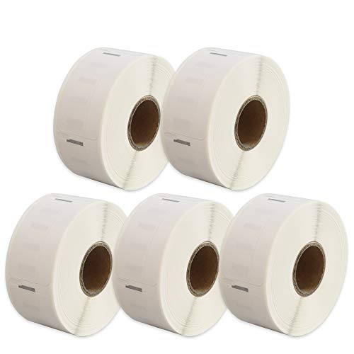Yellow Yeti 5x 11355 S0722550 19 x 51mm Etiketten kompatibel mit DYMO LabelWriter 4XL 450 400 330 320 310 Duo/Turbo/Twin Turbo Seiko SLP 450 430 420 410 400 240 220 200 100 | 500 Stück/Rolle von YELLOW YETI
